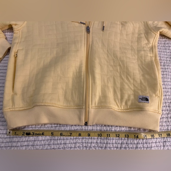 Women’s Small THE NORTH FACE QUILTED Full ZIP HOODIE with Pockets - Picture 12 of 13